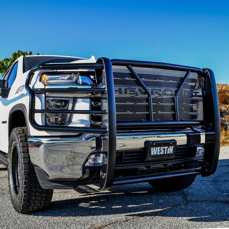Westin 2020 Chevrolet Silverado 2500/3500 HDX Grille Guard - Black Grille Guards Westin