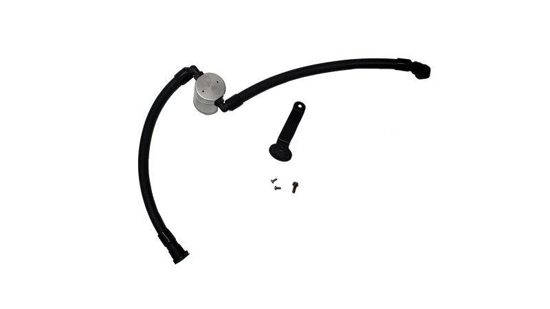 J&L 20-23 Buick Encore GX / Chevrolet Trailblazer Driver Side Oil Separator 3.0 - Clear Anodized Oil Separators J&L