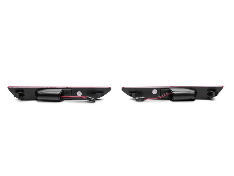 Raxiom 15-23 Ford Mustang Axial Series LED Side Marker Lights Rear- Red Sidemarkers & Indicators Raxiom
