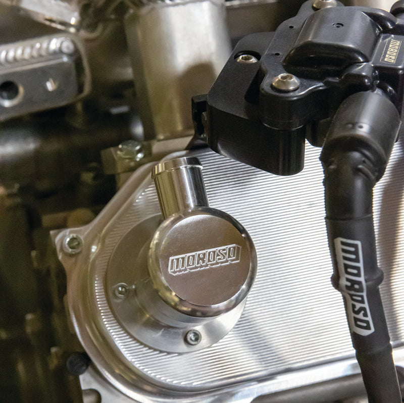 Moroso GM COPO 3/4in Tube Screw-In Valve Cover Breathers (2 Pack) Valve Covers Moroso