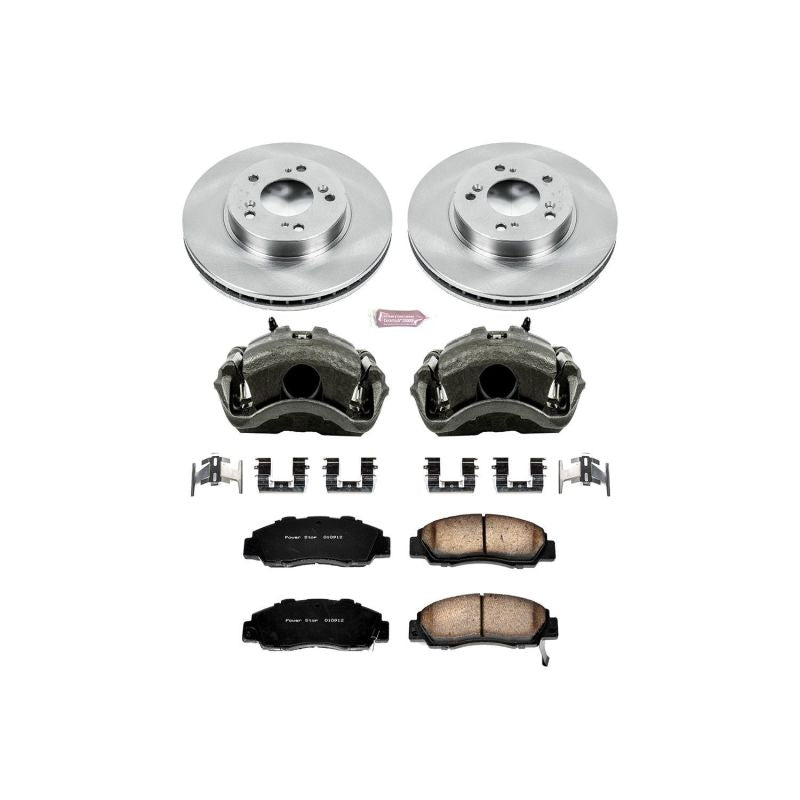 Power Stop 97-01 Acura Integra Front Autospecialty Brake Kit w/Calipers Brake Kits - OE PowerStop