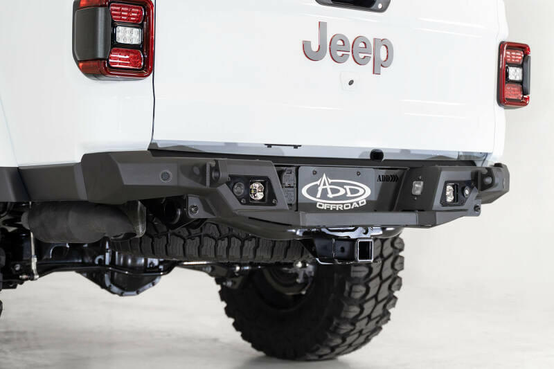Addictive Desert Designs 2020 Jeep Gladiator JT Stealth Fighter Rear Bumper Bumpers - Steel Addictive Desert Designs