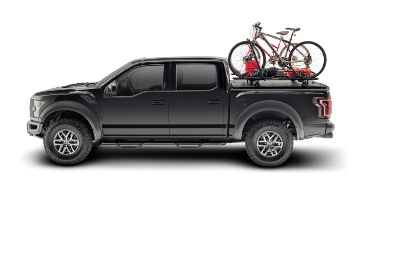 N-Fab Nerf Step 15-17 Ford F-150 SuperCrew - Tex. Black - Cab Length - 3in Side Steps N-Fab