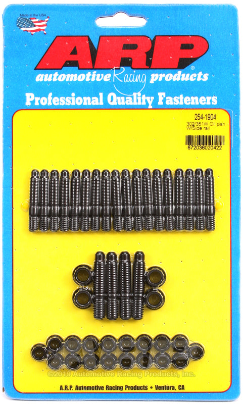 ARP Ford 302-351W 12pt Oil Pan w/ Side Rail Bolt Kit Hardware Kits - Other ARP