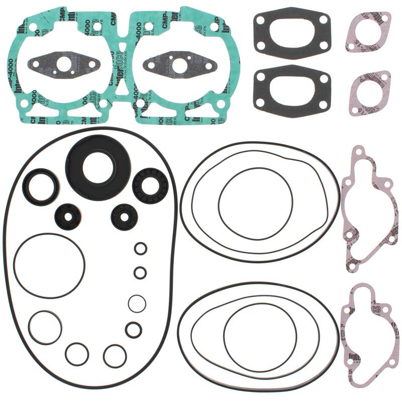 Vertex Gaskets 97-00 Ski-Doo Formula 500/DLX LC Complete Gasket Kit w/ Oil Seals Engine Hardware Vertex Pistons