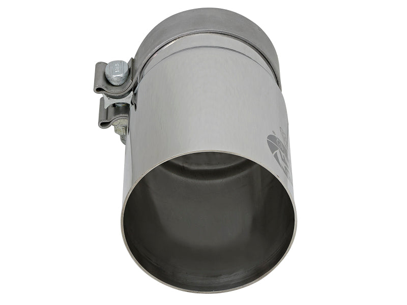 aFe MACH Force-Xp Universal Exhaust Tip 3-1/2 IN Inlet x 4 IN Outlet x 7 IN Polished Right Side Exit Tips aFe