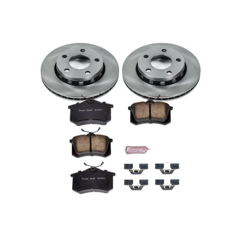 Power Stop 00-02 Audi S4 Rear Autospecialty Brake Kit Brake Kits - OE PowerStop