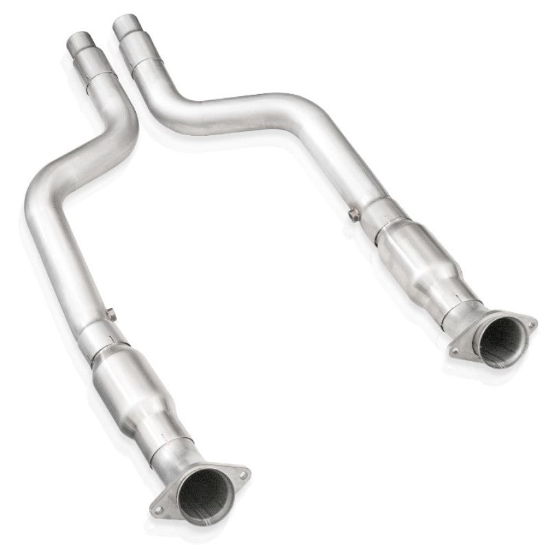 Stainless Works 15-21 Dodge Challenger/Charger 6.2L/6.4L High-Flow Catted Midpipe Kit 3in Connecting Pipes Stainless Works