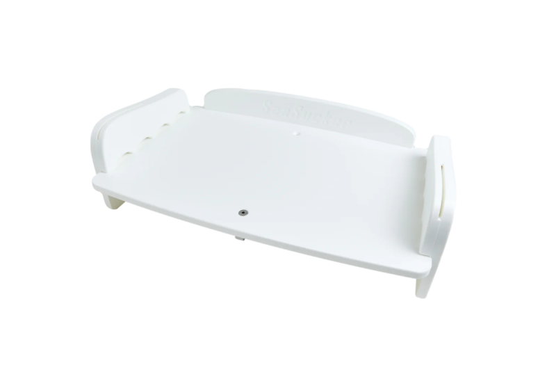 SeaSucker Universal Fillet Table - White Mounts - Hooks/Handles/Utility SeaSucker