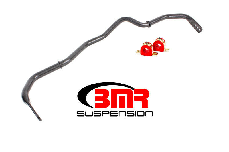 BMR 16-17 6th Gen Camaro Front Hollow 32mm Adj. Sway Bar Kit - Black Hammertone Sway Bars BMR Suspension