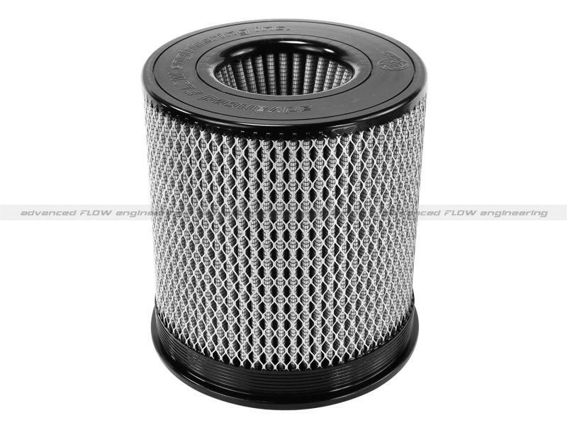 aFe MagnumFLOW Air Filter Pro DRY S 6in Flange x 8 1/8in Base/Top (INV) x 9in H Air Filters - Universal Fit aFe