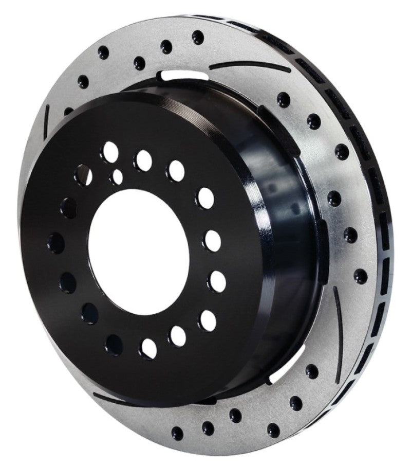 Wilwood Rotor-2.32in Offset-SRP-BLK-Drill-RH 11.00 x .810 - 5 Lug Brake Rotors - 2 Piece Wilwood
