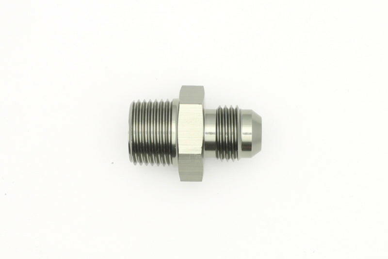 DeatschWerks 6AN Male Flare To 3/8in. Male NPT Adapter Fittings DeatschWerks