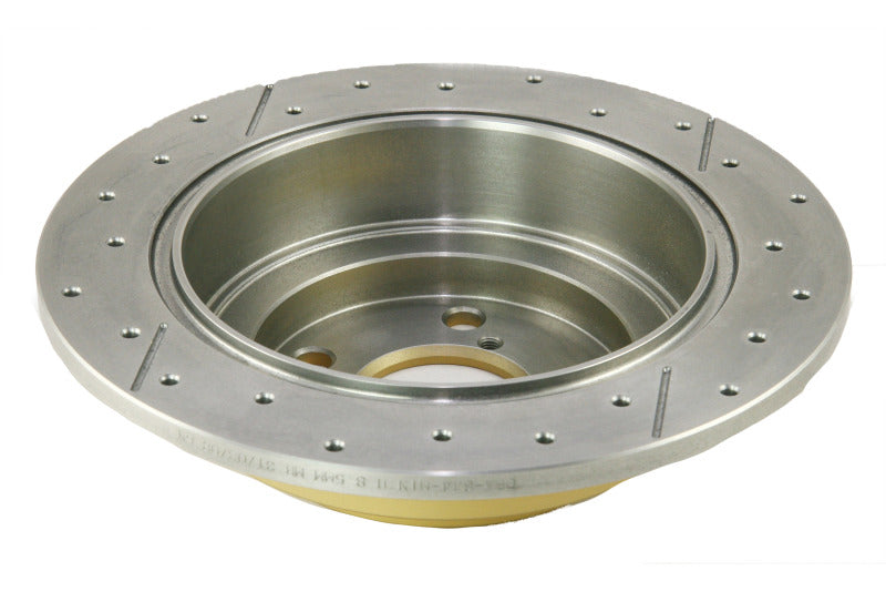 DBA 02-06 WRX / 98-07 Impreza 2.5L RS Rear Drilled & Slotted Street Series Rotor Brake Rotors - Slot & Drilled DBA