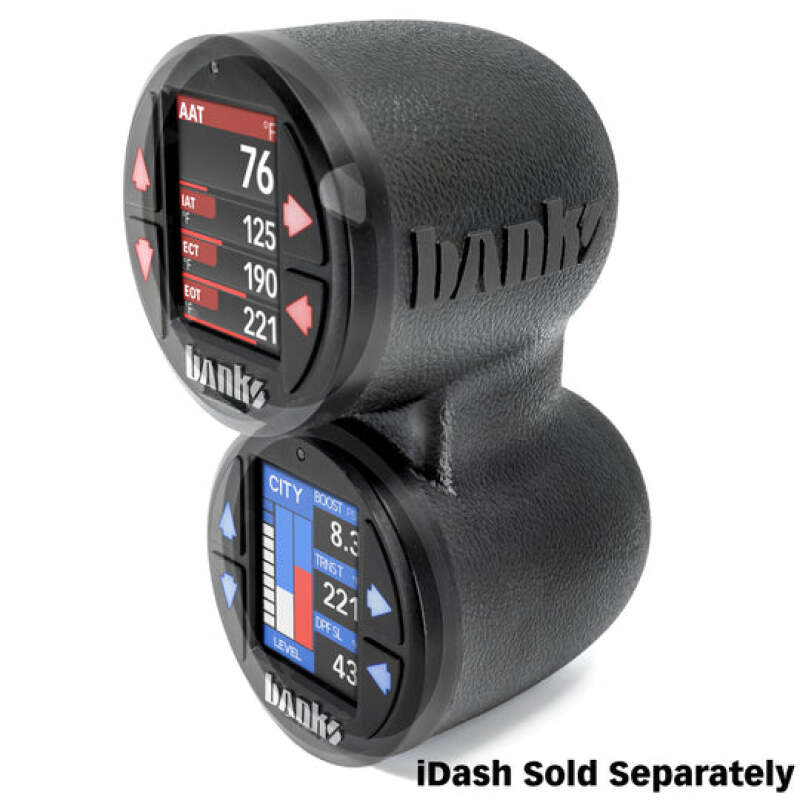Banks Power 15-19 Chevrolet / GMC 2500/3500 iDash Stealth Dual Pod Mount Performance Monitors Banks Power