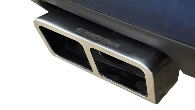Corsa 2014-2014 Dodge Challenger SRT-8 6.4L V8 Manual Polished Xtreme Cat-Back Exhaust Catback CORSA Performance