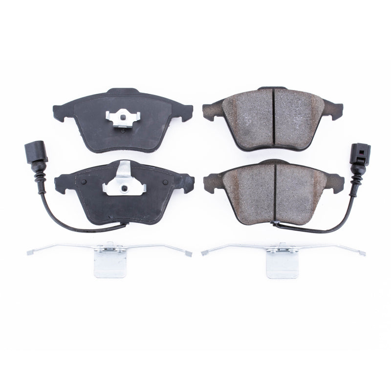 Power Stop 09-11 Volkswagen CC Front Z17 Evolution Ceramic Brake Pads w/Hardware Brake Pads - OE PowerStop