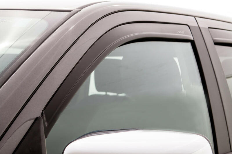 AVS 09-18 Dodge RAM 1500 Quad Cab Ventvisor In-Channel Window Deflectors 4pc - Matte Black Wind Deflectors AVS