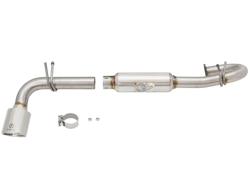 aFe 11-16 Scion TC L4-2.5L 304SS 2-1/4in to 2-1/2in Axle-Back Takeda Exhaust w/ Polished Tip Axle Back aFe