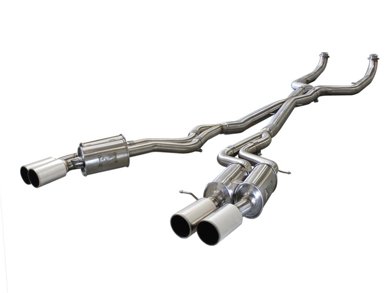 aFe MACHForce XP Exhaust 304SS Cat-Back w/ Polished Tips 12-13 BMW M5 (F10) V8 4.4L (tt) Catback aFe