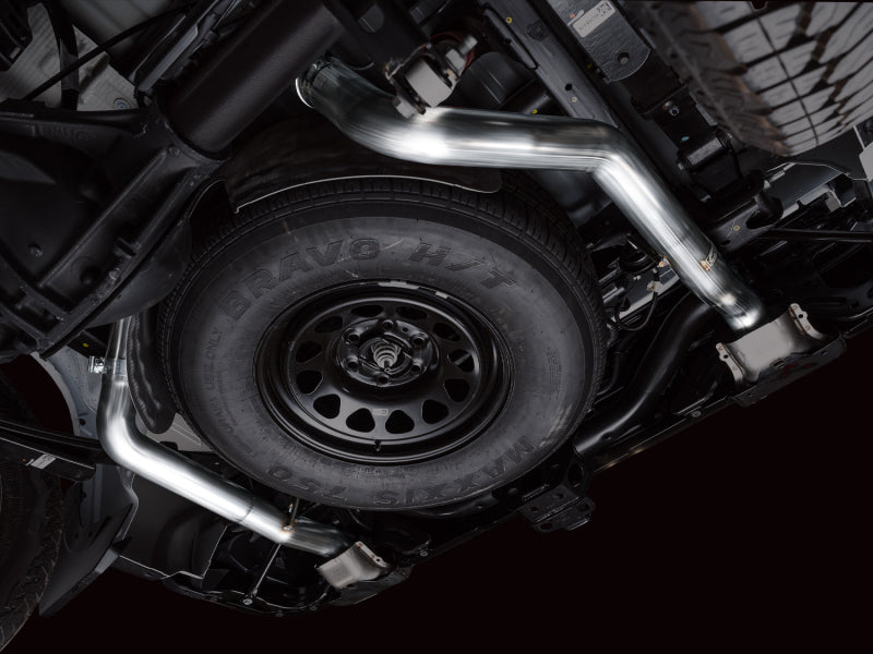 AWE 4th Gen GM 1500 5.3L 0FG Catback Split Rear Exit (w/ Bumper Cutouts) - OE Tips Catback AWE Tuning