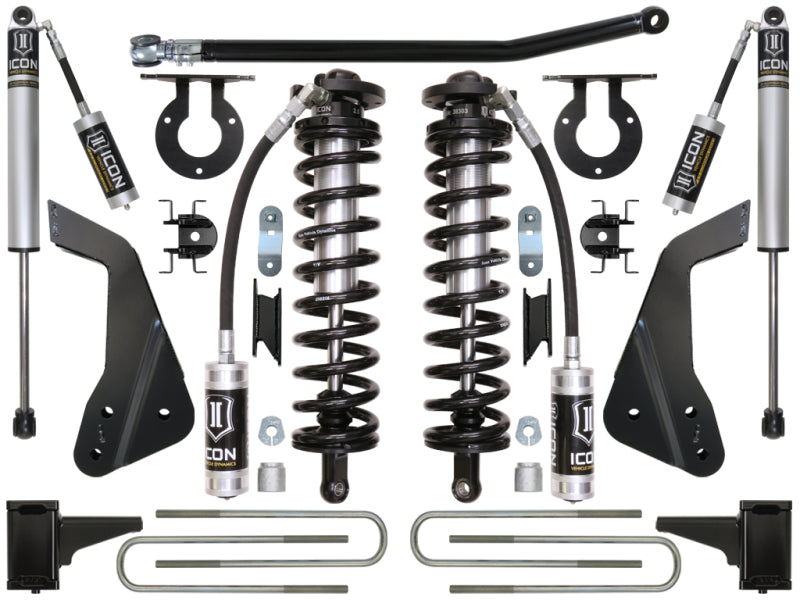 ICON 08-10 Ford F-250/F-350 4-5.5in Stage 1 Coilover Conversion System Coilover Components ICON