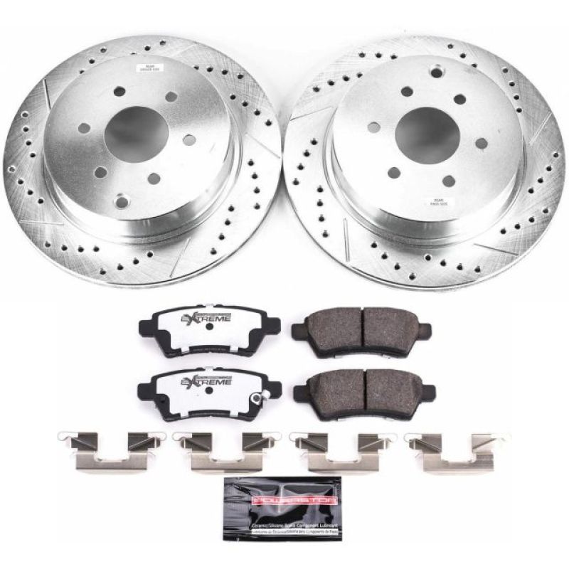 Power Stop 05-12 Nissan Pathfinder Rear Z36 Truck & Tow Brake Kit Brake Kits - Performance D&S PowerStop