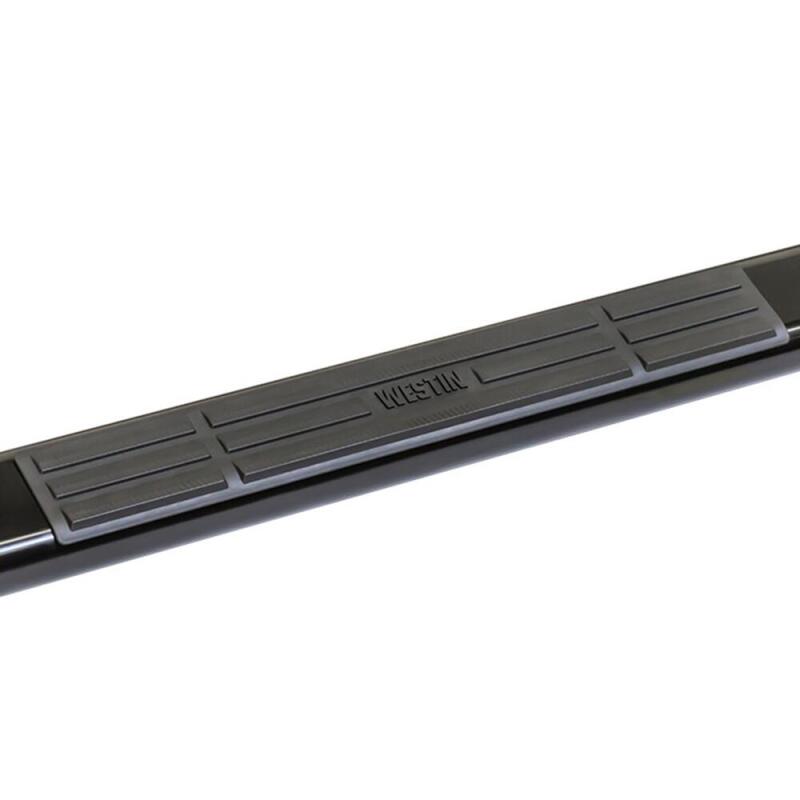 Westin Premier 6 in Oval Side Bar - Mild Steel 91 in - Black Nerf Bars Westin