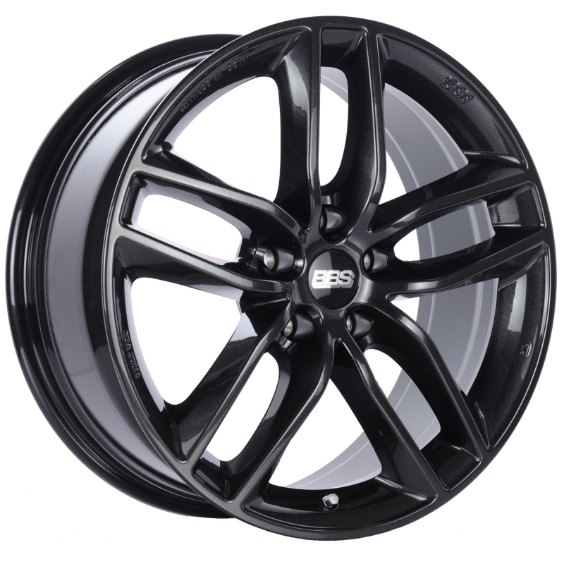 BBS SX 18x8 5x108 ET45 Crystal Black Wheel -70mm PFS/Clip Required Wheels - Cast BBS
