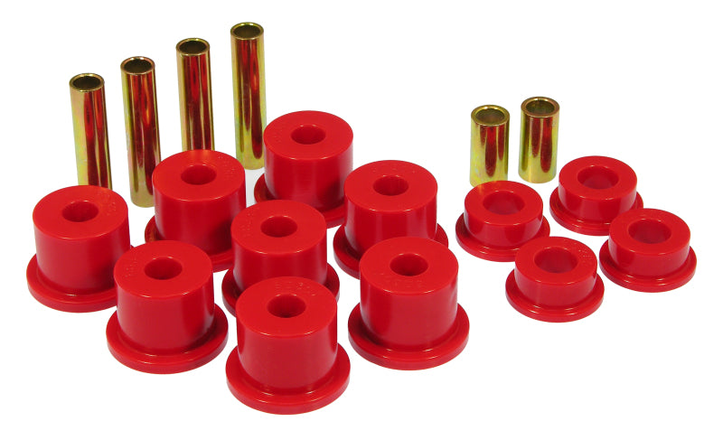 Prothane 80-98 Ford F250/350 4wd Front Spring Bushings - Red Bushing Kits Prothane
