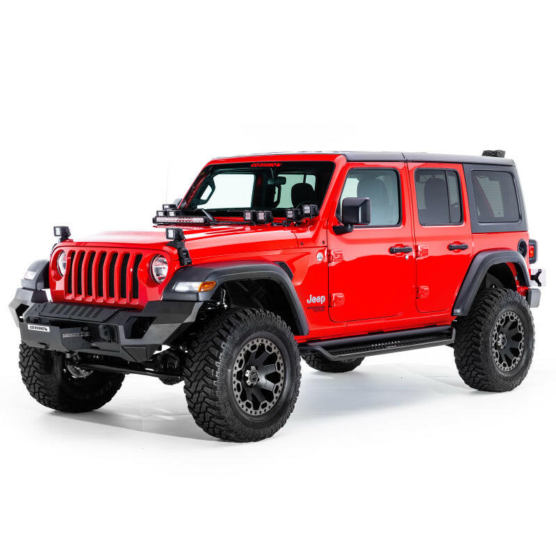 Go Rhino 07-20 Jeep Wrangler JL/JLU/JK/JKU/Gladiator JT Trailline Front Full Width Bumper Bumpers - Steel Go Rhino