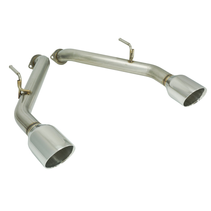 Remark 2014+ Infiniti Q50 Axle Back Exhaust w/Stainless Steel Double Wall Tip Axle Back Remark