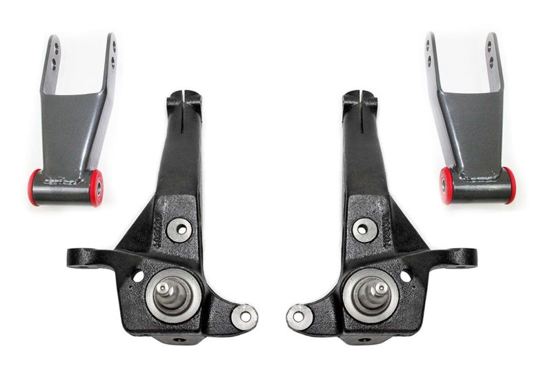 MaxTrac 01-09 Ford Ranger 2WD w/Coil Susp. (Non Stabilitrak) 4in/2in Spindle Lift Kit Steering Knuckles & Spindles Maxtrac