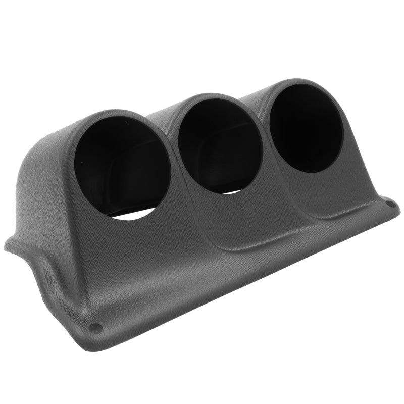 Autometer 99-03 Ford Super Duty 52mm Black Triple Dash Top Pod Gauge Pods AutoMeter