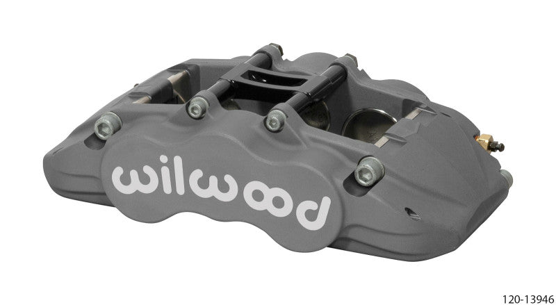 Wilwood Caliper-GN6R-R/H-Black Ano (.80 Thk Pad) 1.75/1.38/1.38in Pistons 1.38in Disc Brake Calipers - Perf Wilwood