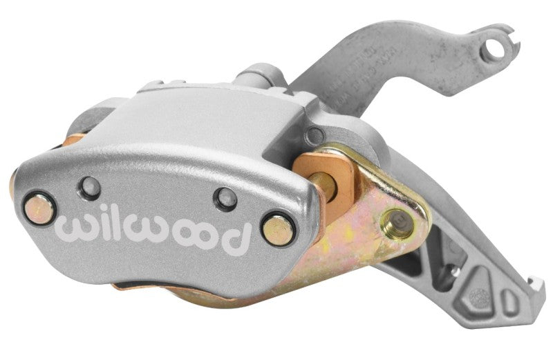 Wilwood Caliper-MC4 Mechanical-R/H - Silver No Logo 1.19in Piston .81in Disc Brake Calipers - Perf Wilwood