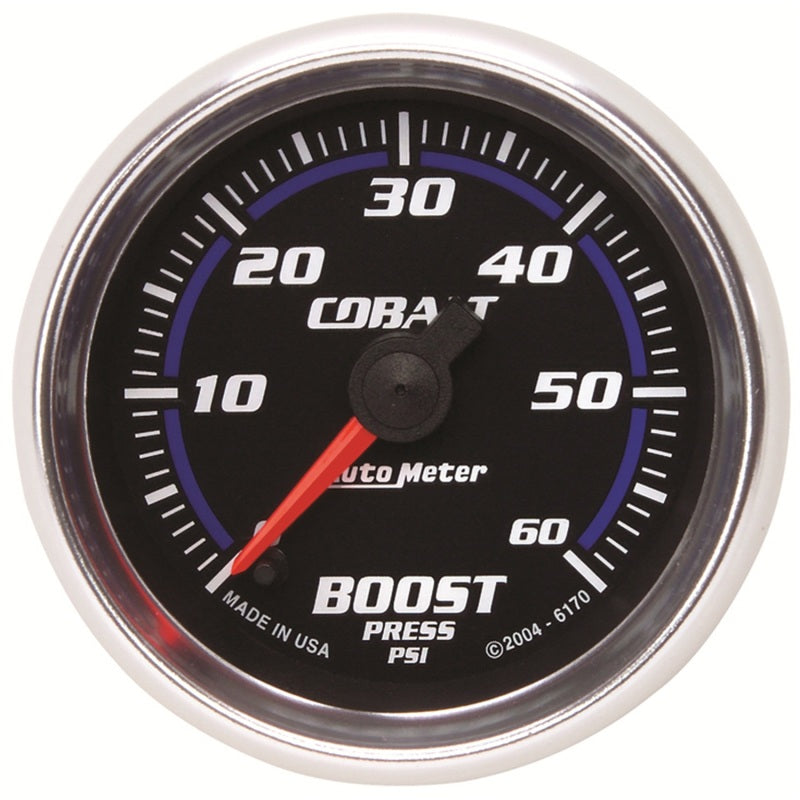 Autometer Cobalt 52mm 0-60 PSi Boost Gauge Gauges AutoMeter