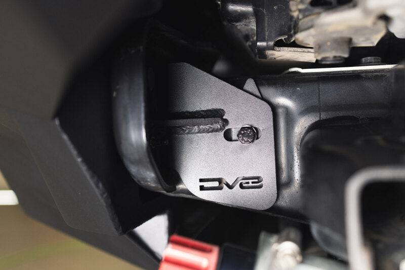 DV8 Offroad 21-25 Ford Bronco Frame Horn Reinforcement Brackets Bumpers - Steel DV8 Offroad