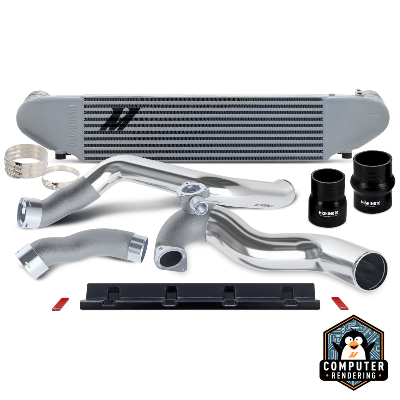 Mishimoto 2024+ Ford Mustang 2.3L EcoBoost Performance Intercooler Kit - Silver/Polished Intercooler Kits Mishimoto