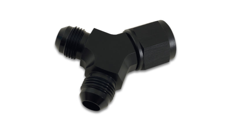 Vibrant -12AN Female x Dual -10AN Male Y-Adapter Fitting - Aluminum Fittings Vibrant