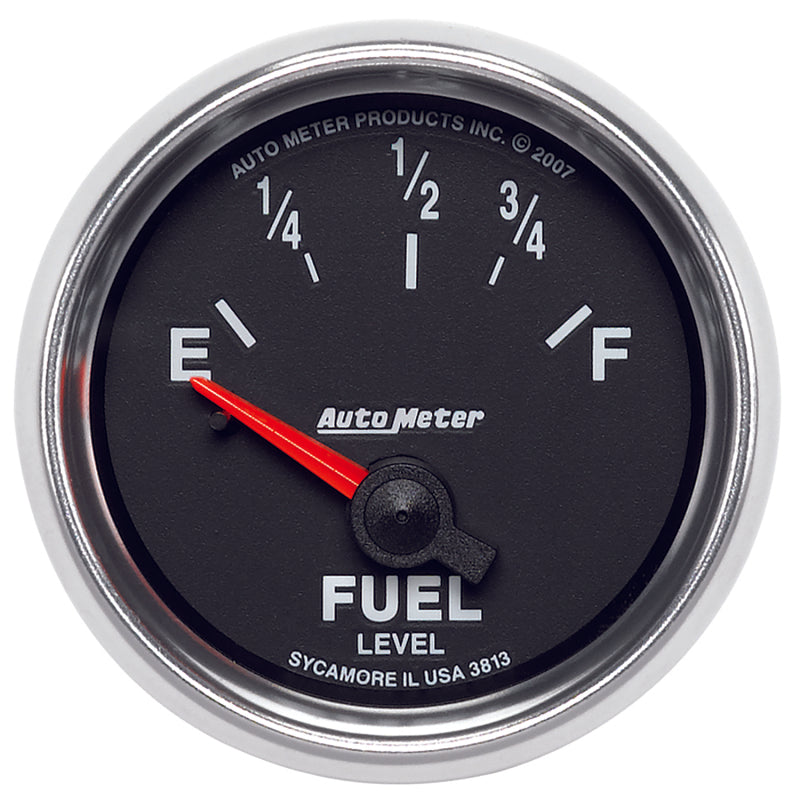 Autometer GS 52mm 0-90 ohms Short Sweep Electronic Fuel Level GM Gauge Gauges AutoMeter