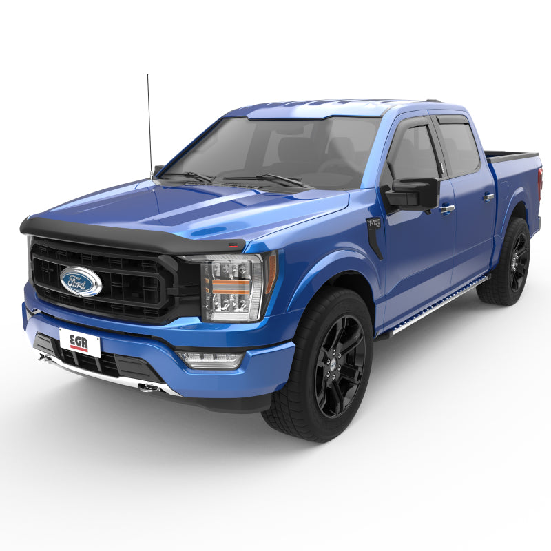 EGR 2021+ Ford F150 Superguard Hood Shield - Smoke (303581) Hood Deflectors EGR