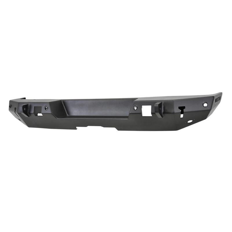 Westin 18-19 Jeep Wrangler JL WJ2 Rear Bumper w/ Sensors (Excl. Wrangler JK) - Textured Black Bumpers - Steel Westin