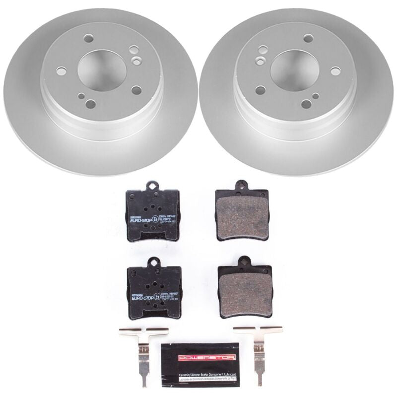 Power Stop 04-08 Chrysler Crossfire Rear Euro-Stop Brake Kit Brake Kits - OE PowerStop