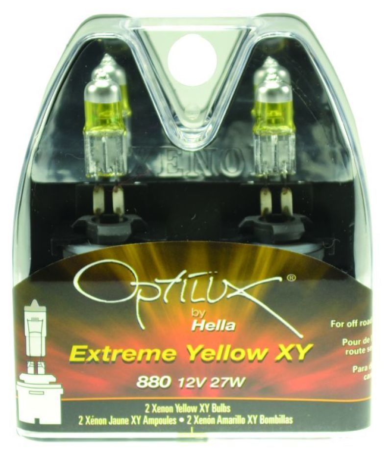 Hella Optilux 880 12V Xenon Yellow XY Bulb Bulbs Hella