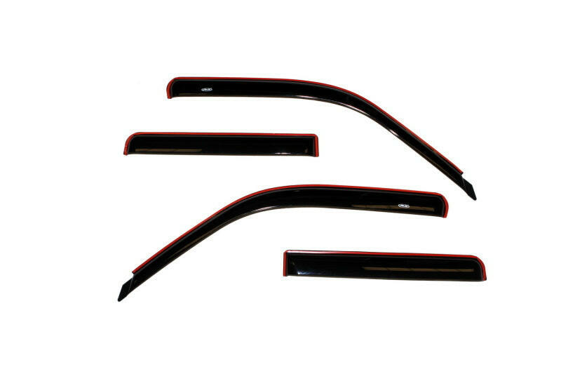 AVS 91-01 Ford Explorer Ventvisor In-Channel Window Deflectors - 4pc - Smoke Wind Deflectors AVS