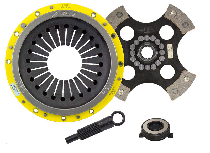 ACT 1991 Porsche 911 XT/Race Rigid 4 Pad Clutch Kit Clutch Kits - Single ACT