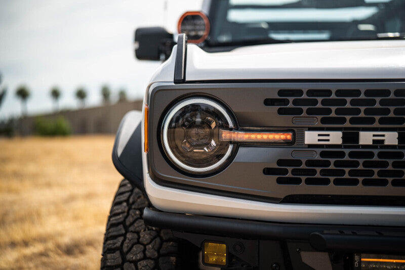 DV8 Offroad 2021-2025 Ford Bronco Black Headlights Headlights DV8 Offroad