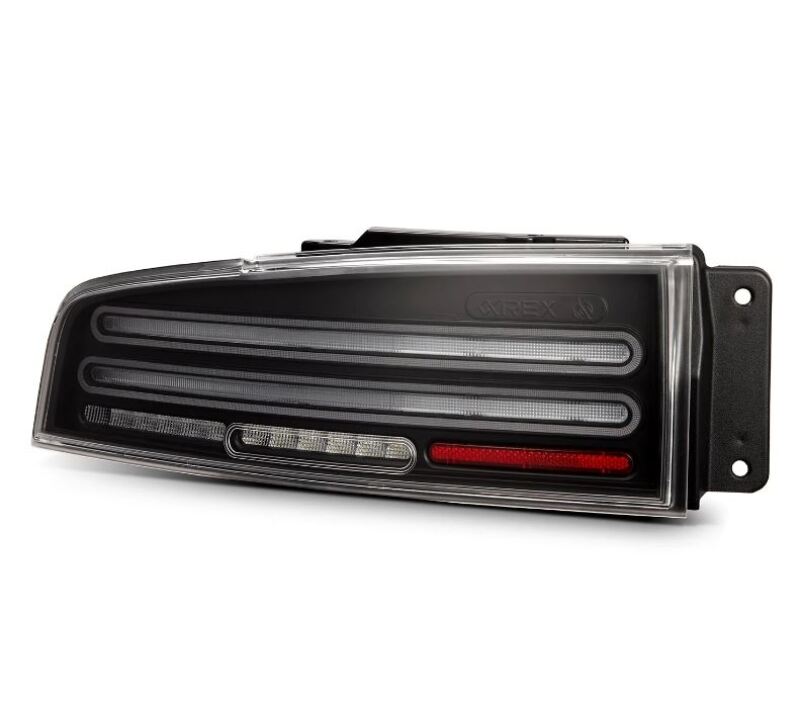 AlphaRex 23-25 Nissan Z Nova-Series Twin-Loop Style Prismatic LED Tail Lights - Black Tail Lights AlphaRex