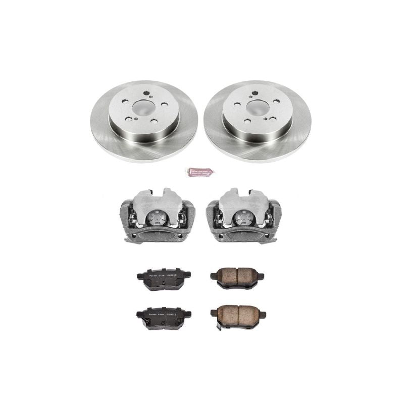 Power Stop 09-10 Pontiac Vibe Rear Autospecialty Brake Kit w/Calipers Brake Kits - OE PowerStop